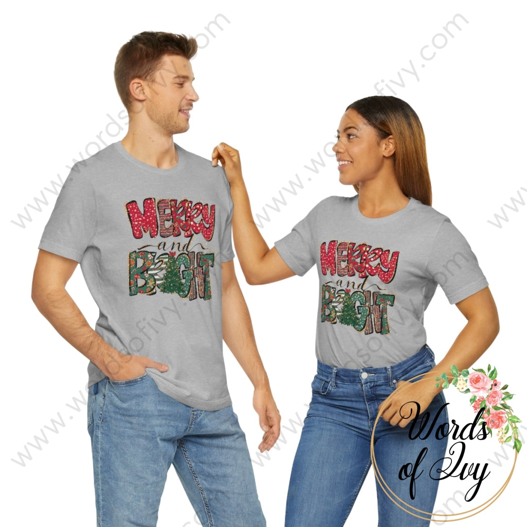 Adult Tee - Merry & Bright 221202024 T-Shirt