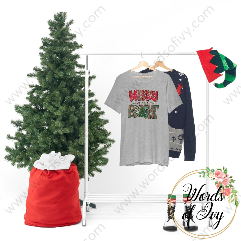 Adult Tee - Merry & Bright 221202024 T-Shirt