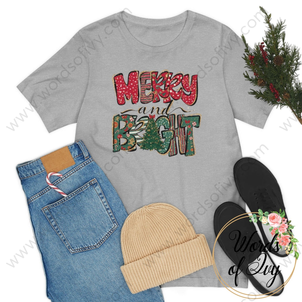 Adult Tee - Merry & Bright 221202024 T-Shirt