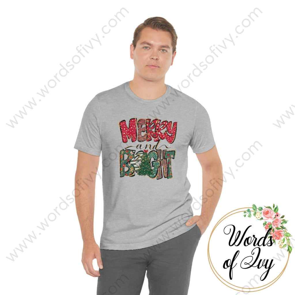 Adult Tee - Merry & Bright 221202024 T-Shirt