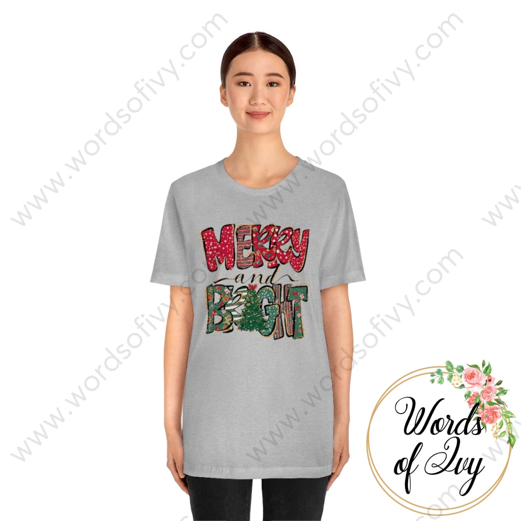 Adult Tee - Merry & Bright 221202024 T-Shirt