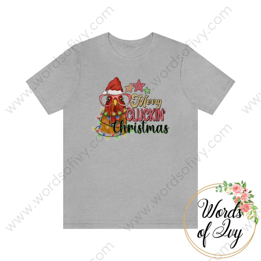 Adult Tee - Merry Clucking Christmas 221202023 Athletic Heather / S T-Shirt