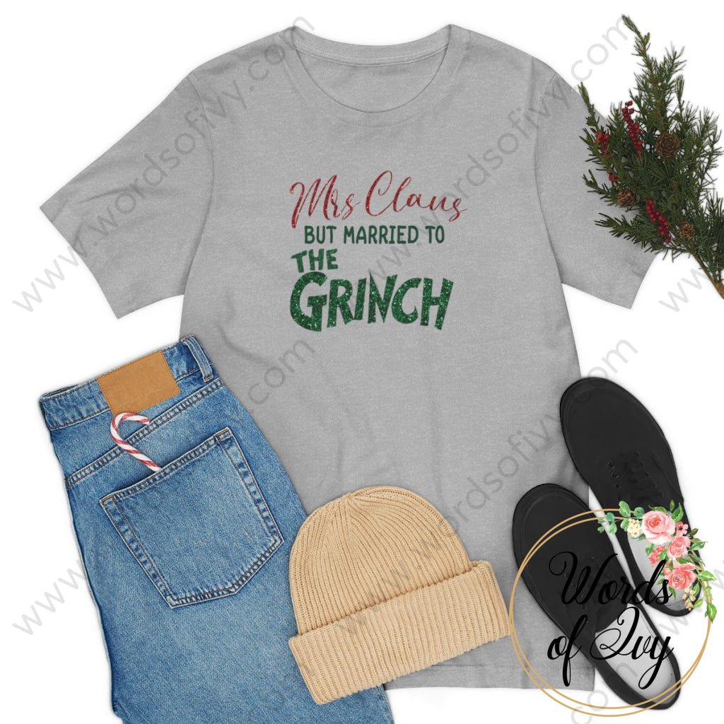 Adult Tee - Mrs Claus But Married To The Grinch 221015008 T-Shirt