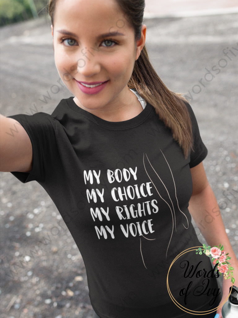 Adult Tee - My Body Choice Rights Voice 220714020 T-Shirt