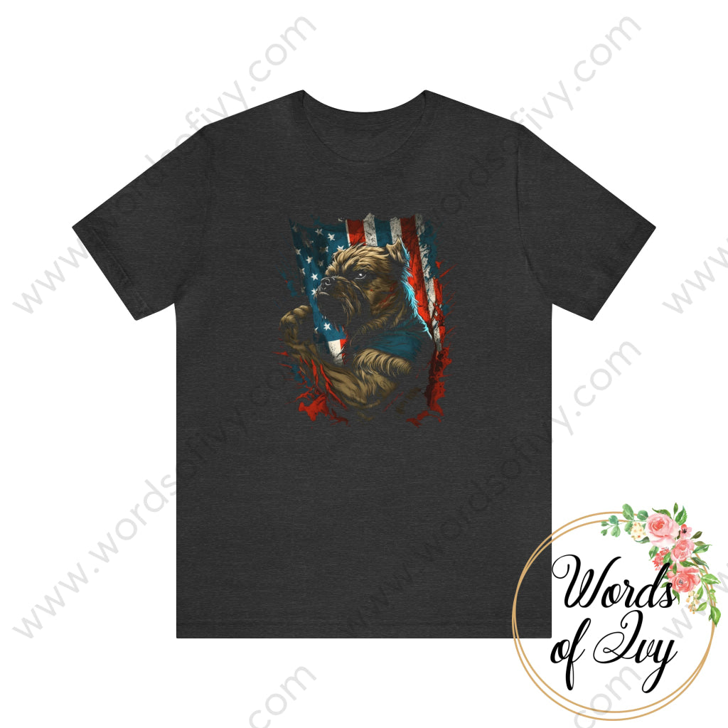 Adult Tee - Patriotic Dog 230422006 | Nauti Life Tees