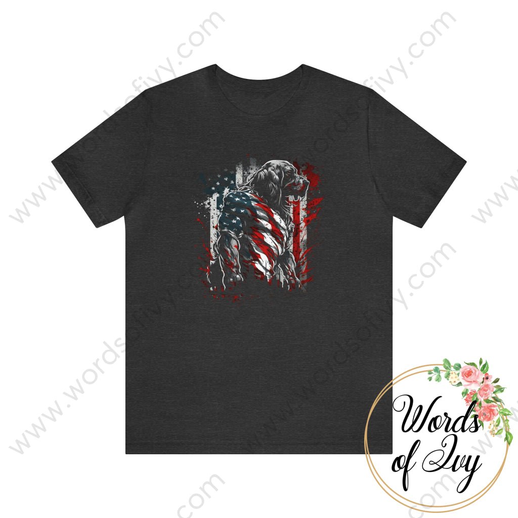 Adult Tee - Patriotic Dog 230423002 | Nauti Life Tees