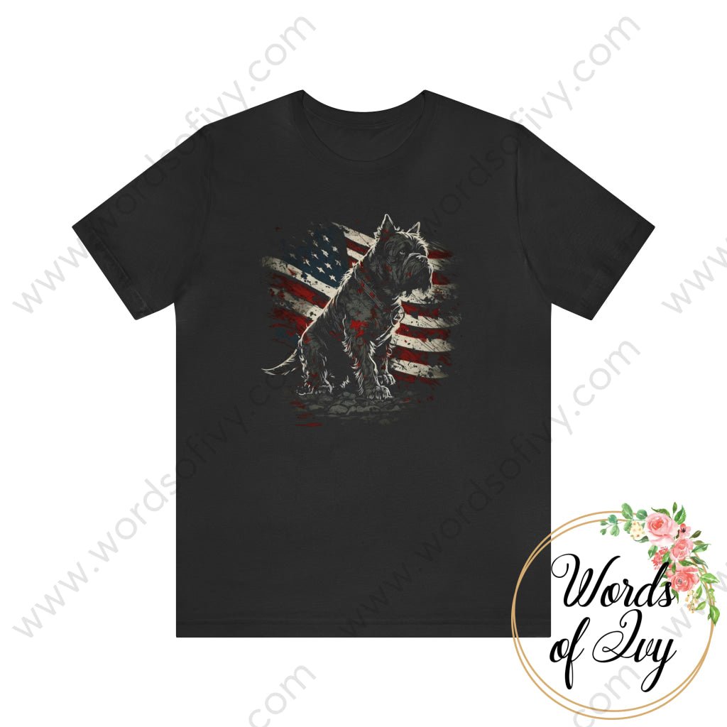 Adult Tee - Patriotic Dog 230423003 | Nauti Life Tees