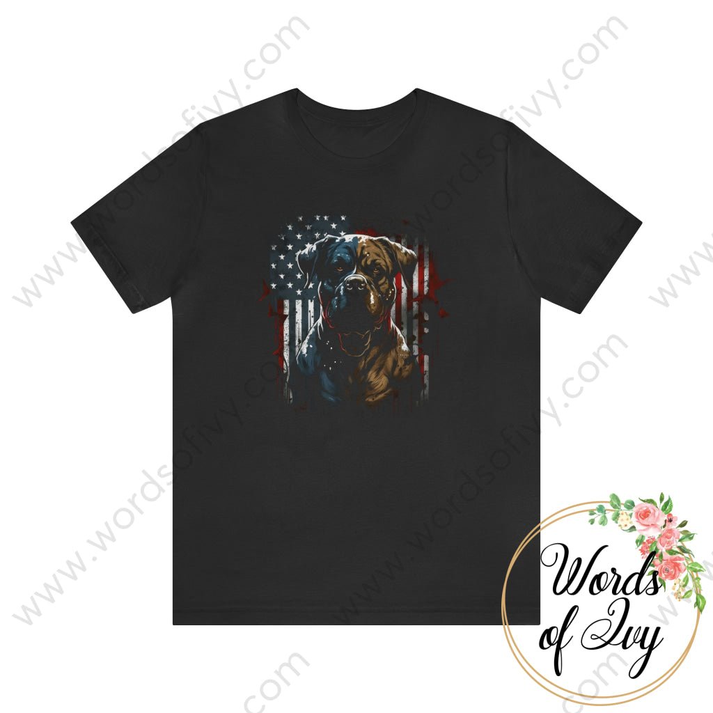 Adult Tee - Patriotic Dog 230423004 | Nauti Life Tees