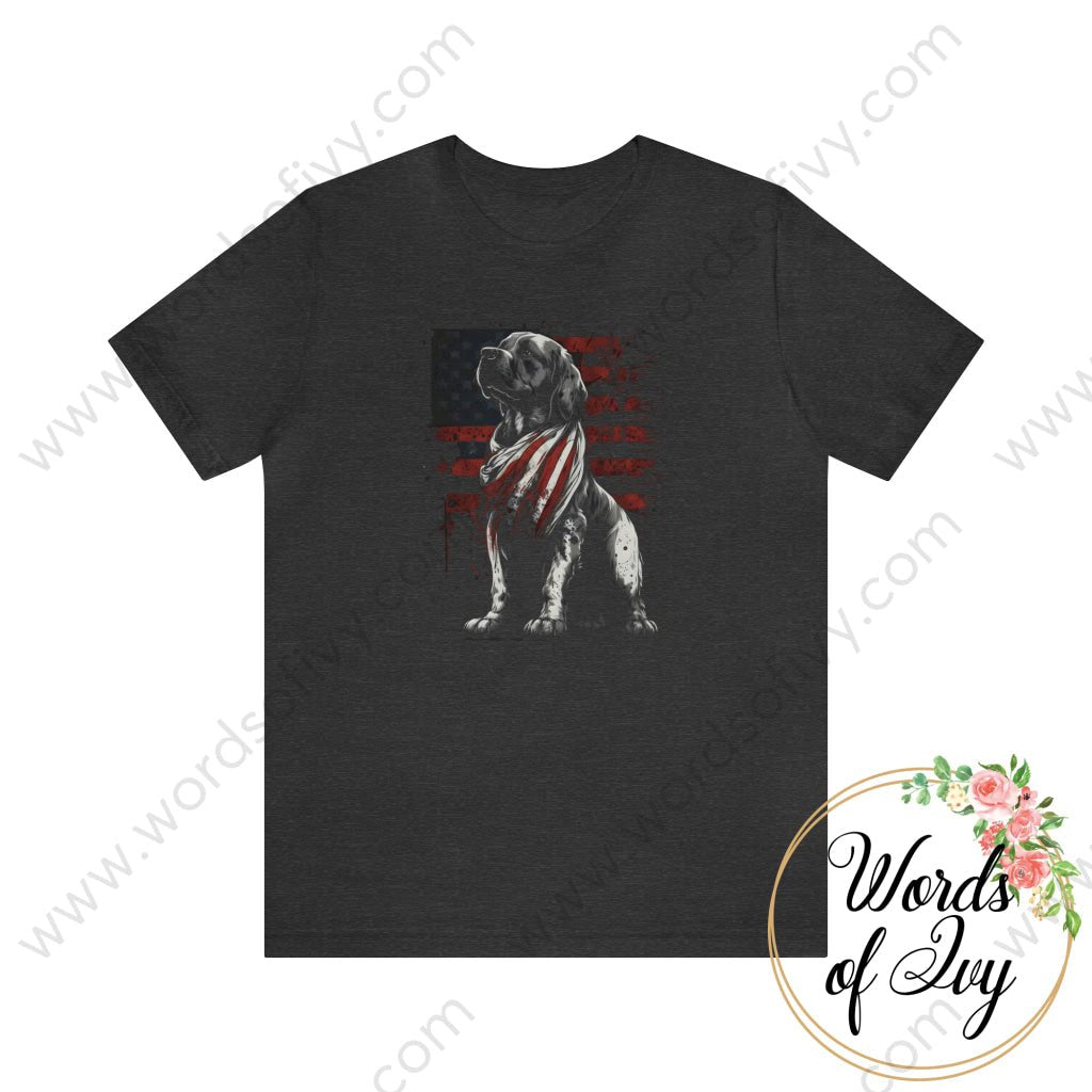 Adult Tee - Patriotic Dog 230423005 | Nauti Life Tees