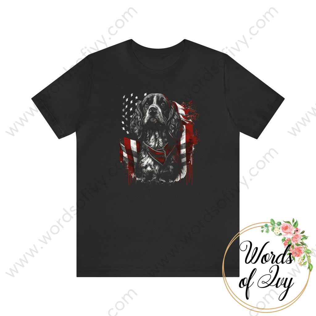 Adult Tee - Patriotic Dog 230423009 | Nauti Life Tees