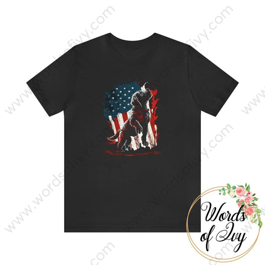 Adult Tee - Patriotic Dog 230423015 | Nauti Life Tees