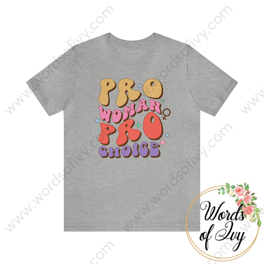 Adult Tee - Pro Woman Choice 220706007 Athletic Heather / S T-Shirt