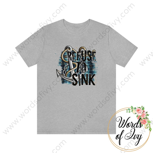Adult Tee - Refuse To Sink 220415001 Athletic Heather / L T-Shirt