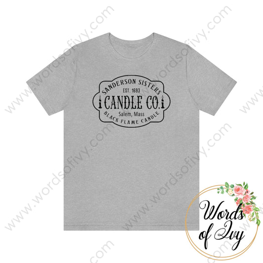 Adult Tee - Sanderson Sisters Candle Co 220814003 Athletic Heather / L T-Shirt