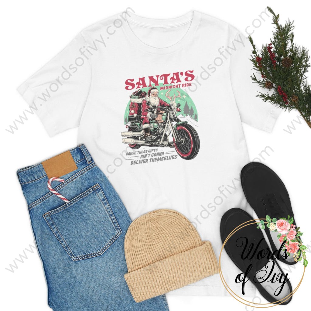 Adult Tee - Santas Midnight Ride 221108009 T-Shirt