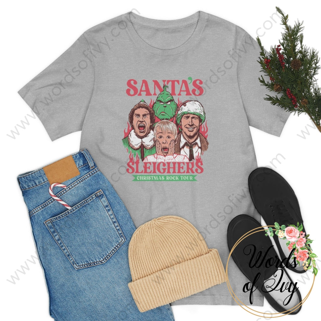 Adult Tee - Santas Sleighers 221108004 T-Shirt