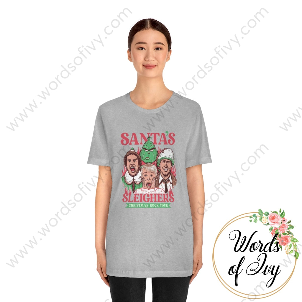 Adult Tee - Santas Sleighers 221108004 T-Shirt