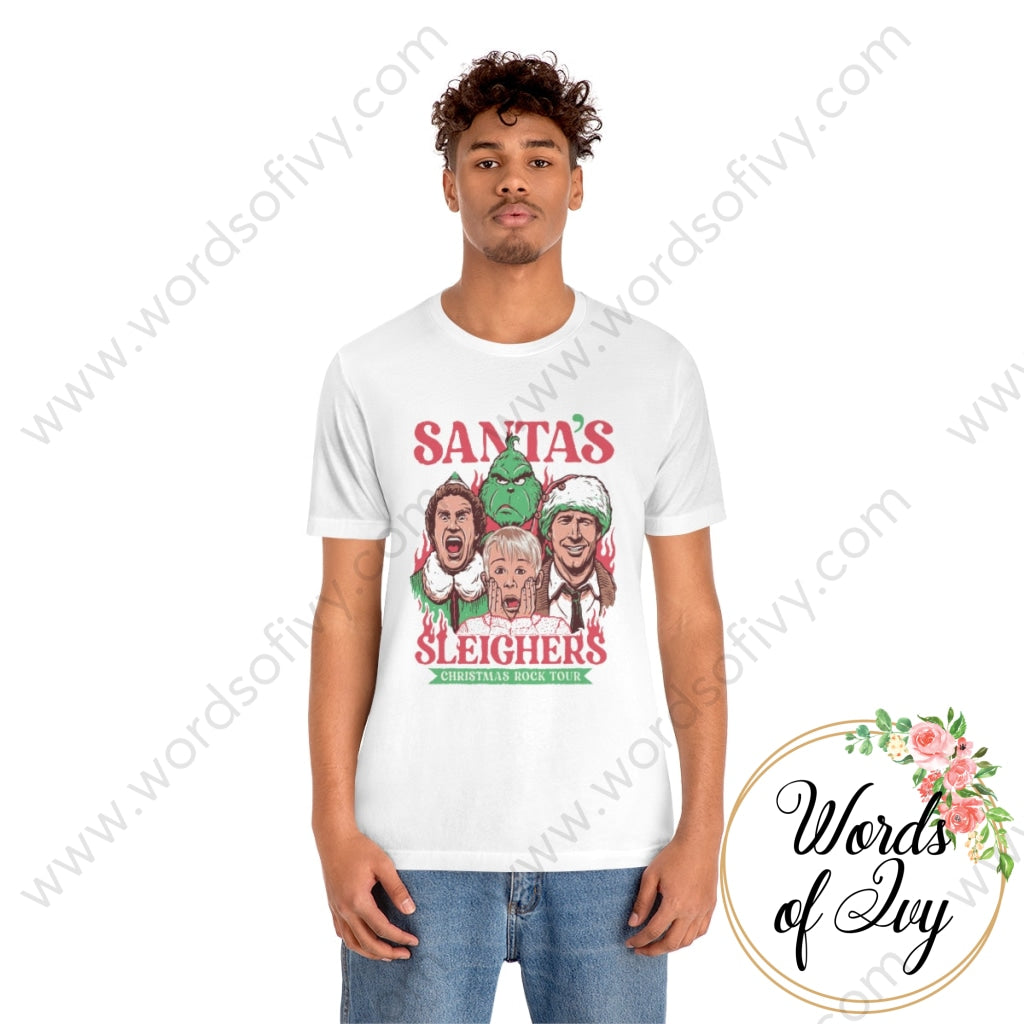 Adult Tee - Santas Sleighers 221108004 T-Shirt