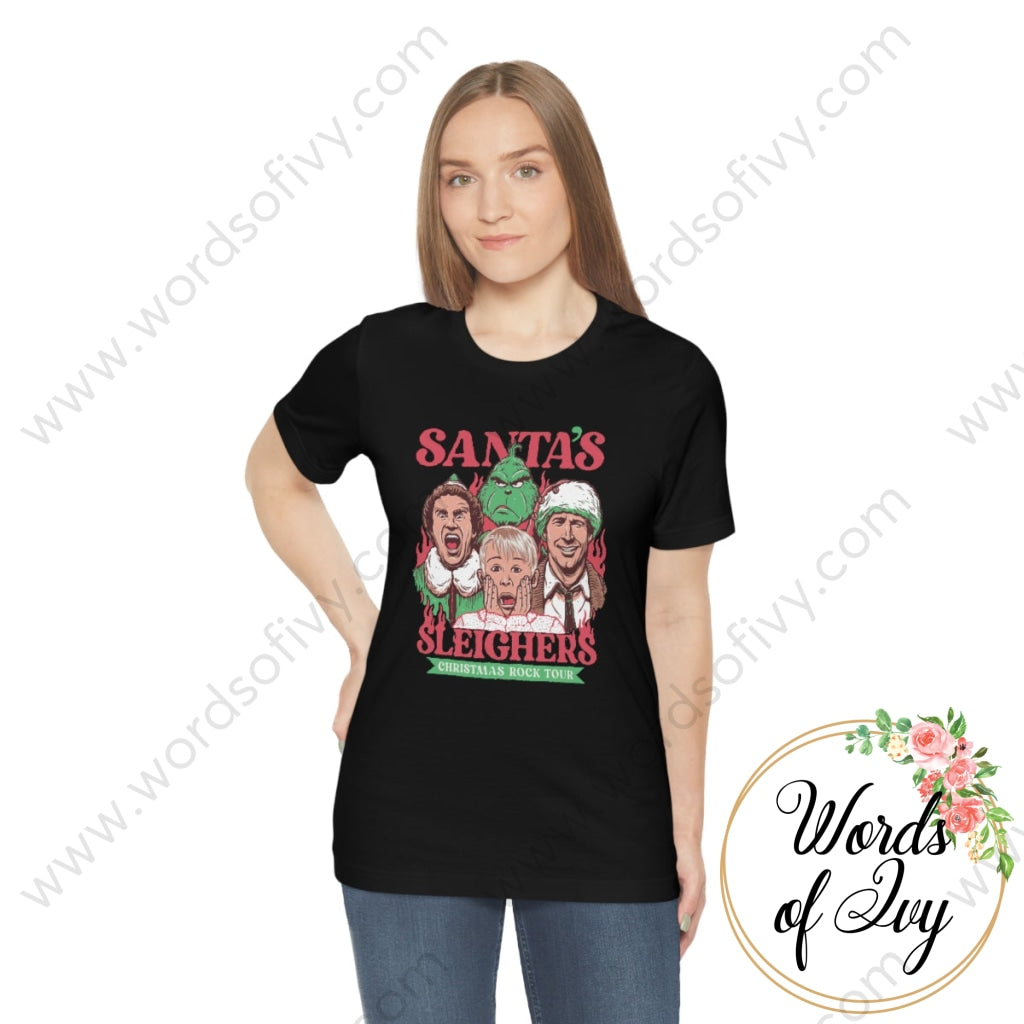 Adult Tee - Santas Sleighers 221108004 T-Shirt