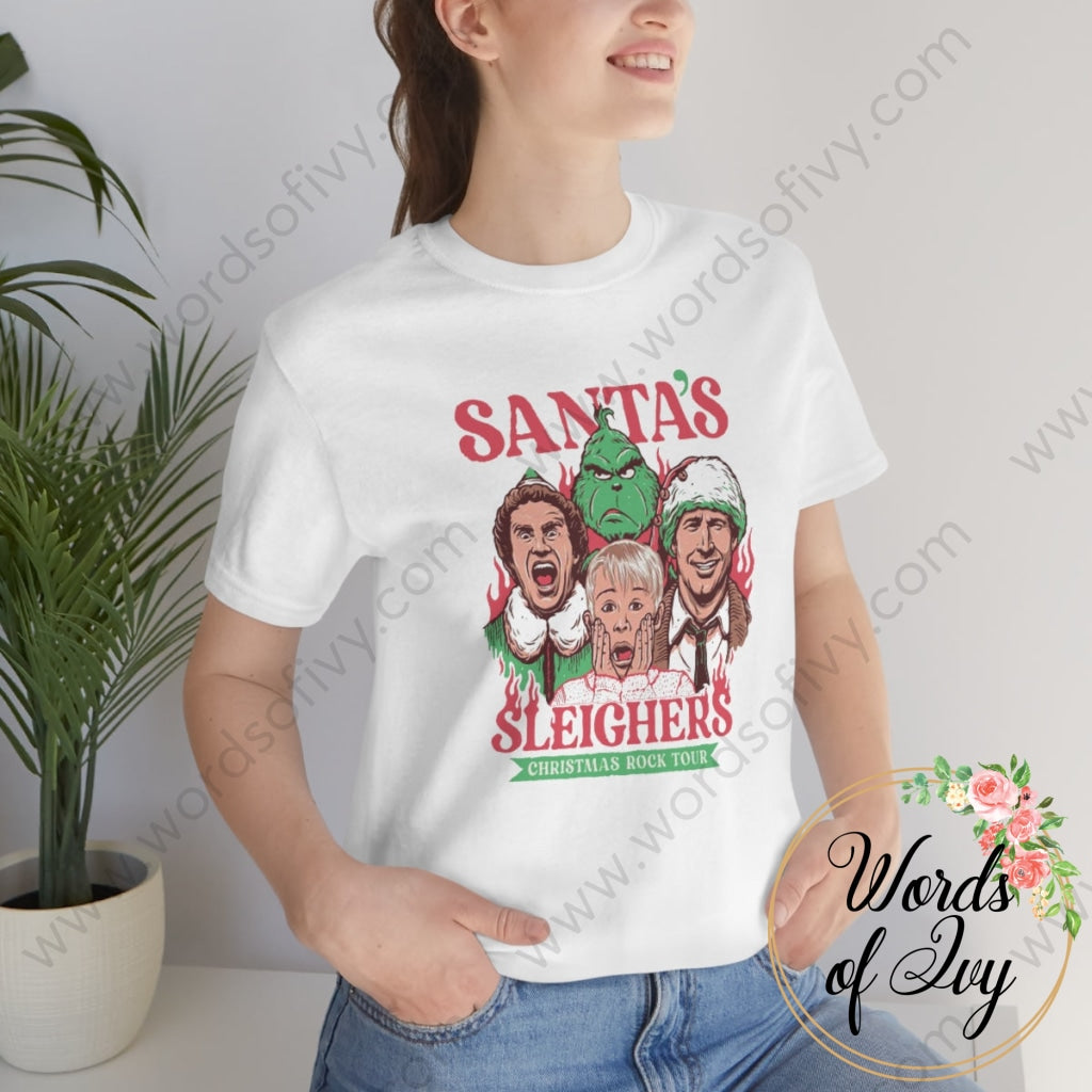 Adult Tee - Santas Sleighers 221108004 T-Shirt