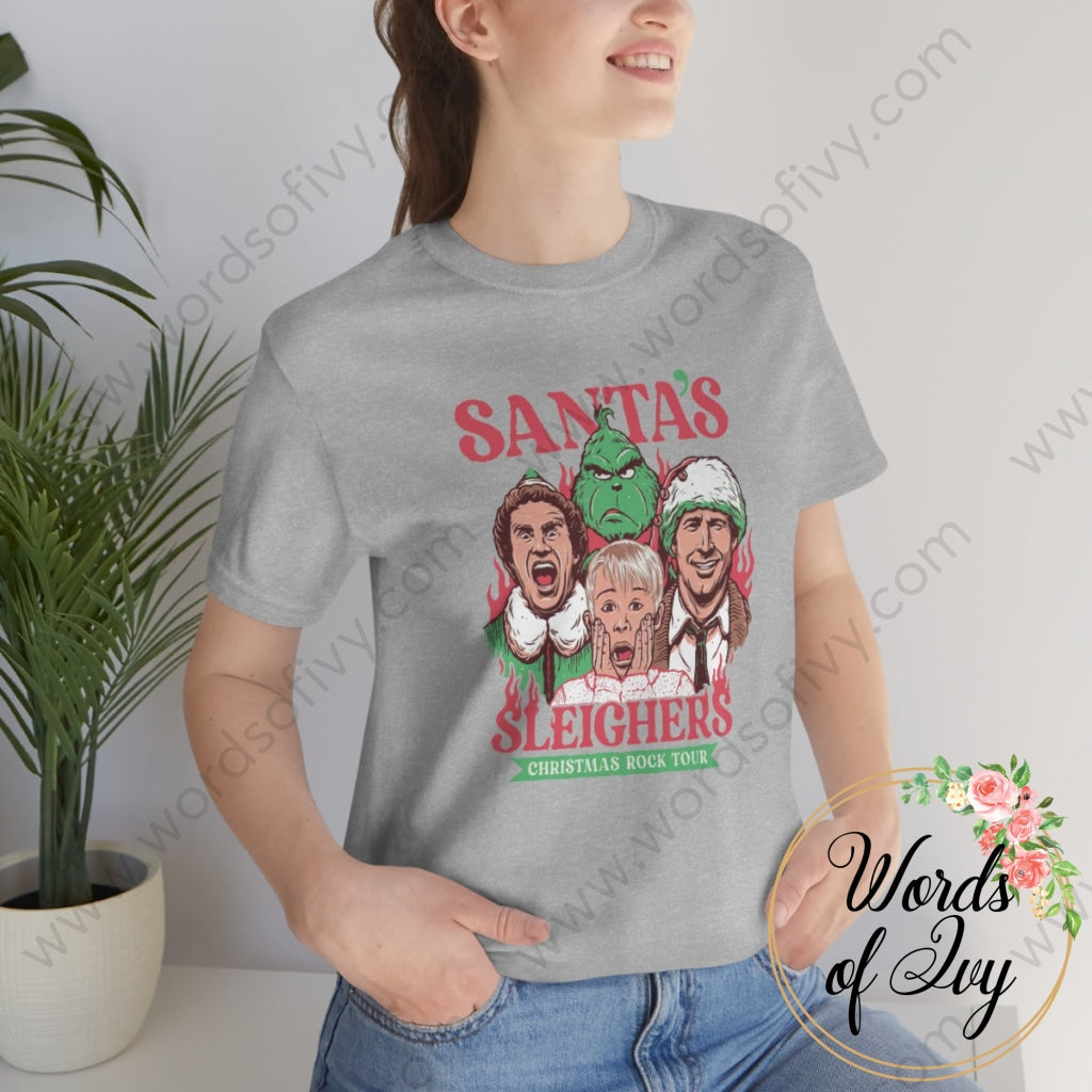 Adult Tee - Santas Sleighers 221108004 T-Shirt