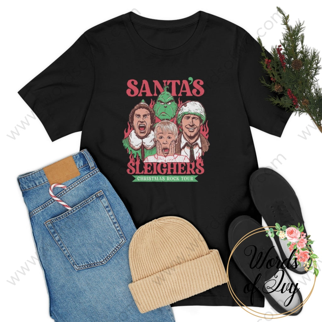 Adult Tee - Santas Sleighers 221108004 T-Shirt