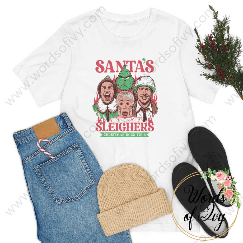 Adult Tee - Santas Sleighers 221108004 T-Shirt