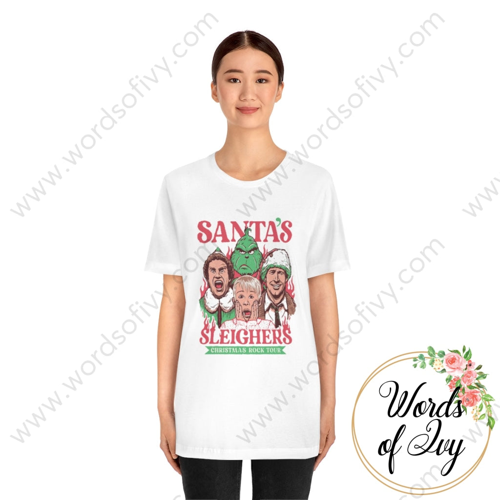 Adult Tee - Santas Sleighers 221108004 T-Shirt