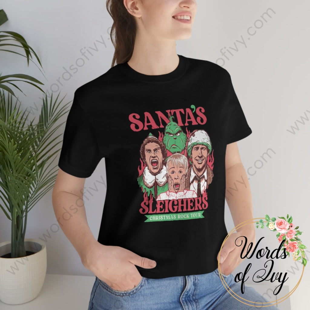 Adult Tee - Santas Sleighers 221108004 T-Shirt