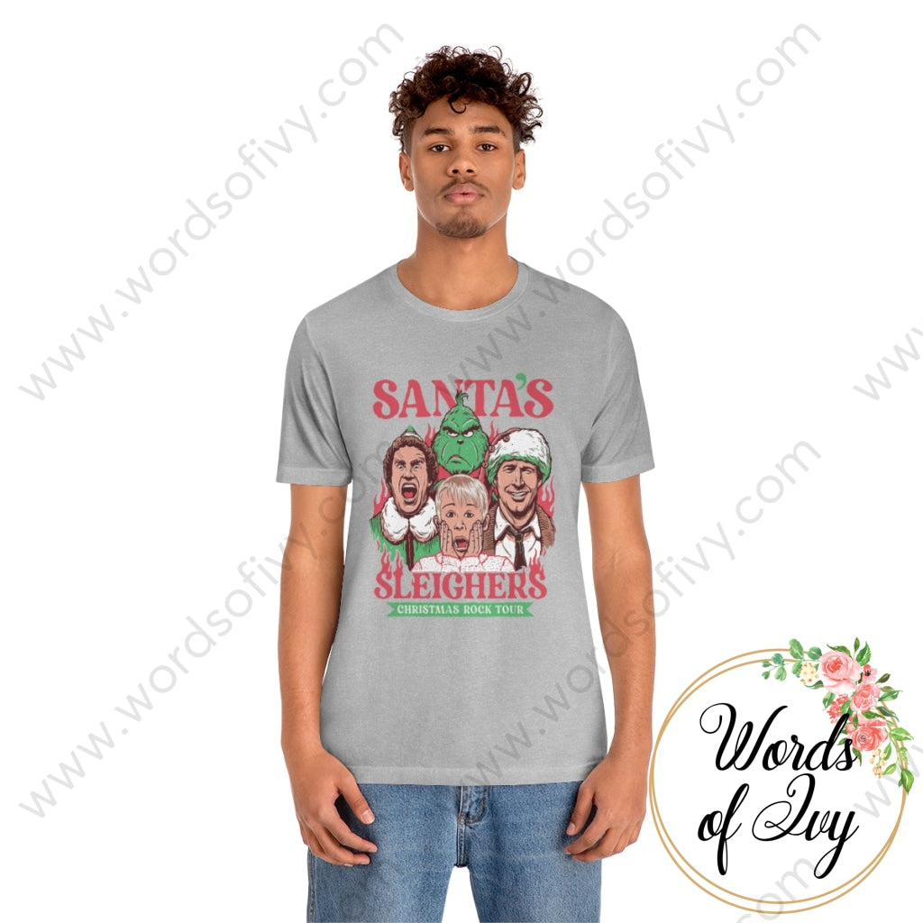 Adult Tee - Santas Sleighers 221108004 T-Shirt