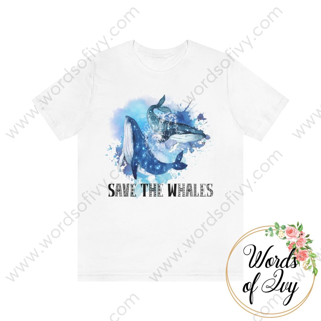 Adult Tee - Save The Whales 220417002 White / L T-Shirt