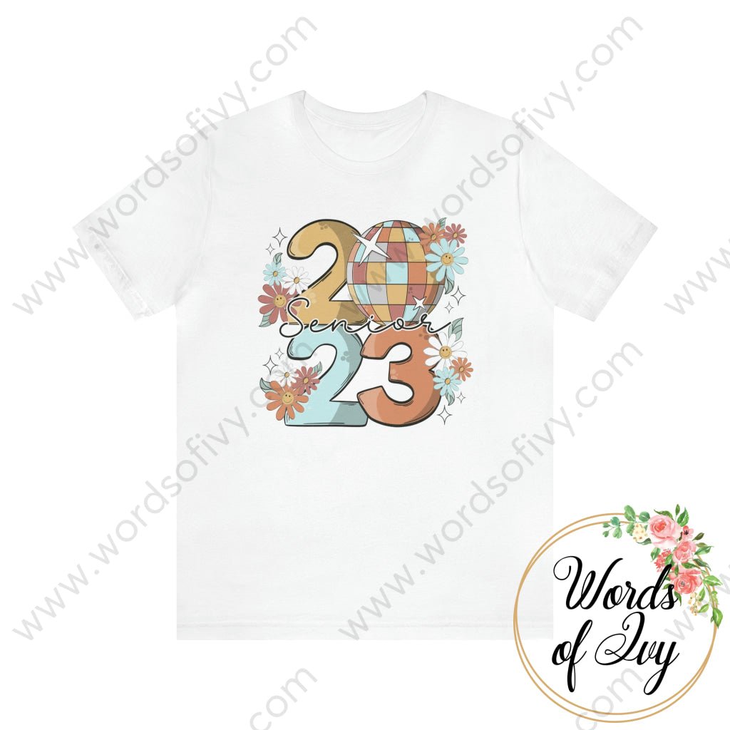 Adult Tee - Senior 2023 230306011 White / S T-Shirt