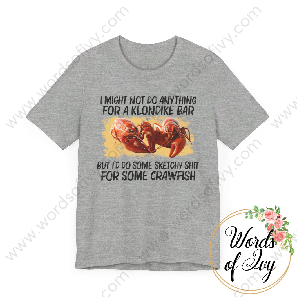 Adult Tee - Sketchy Shit Crawfish 240724053 T-Shirt