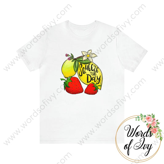 Adult Tee - Squeeze The Day 221122010 White / S T-Shirt