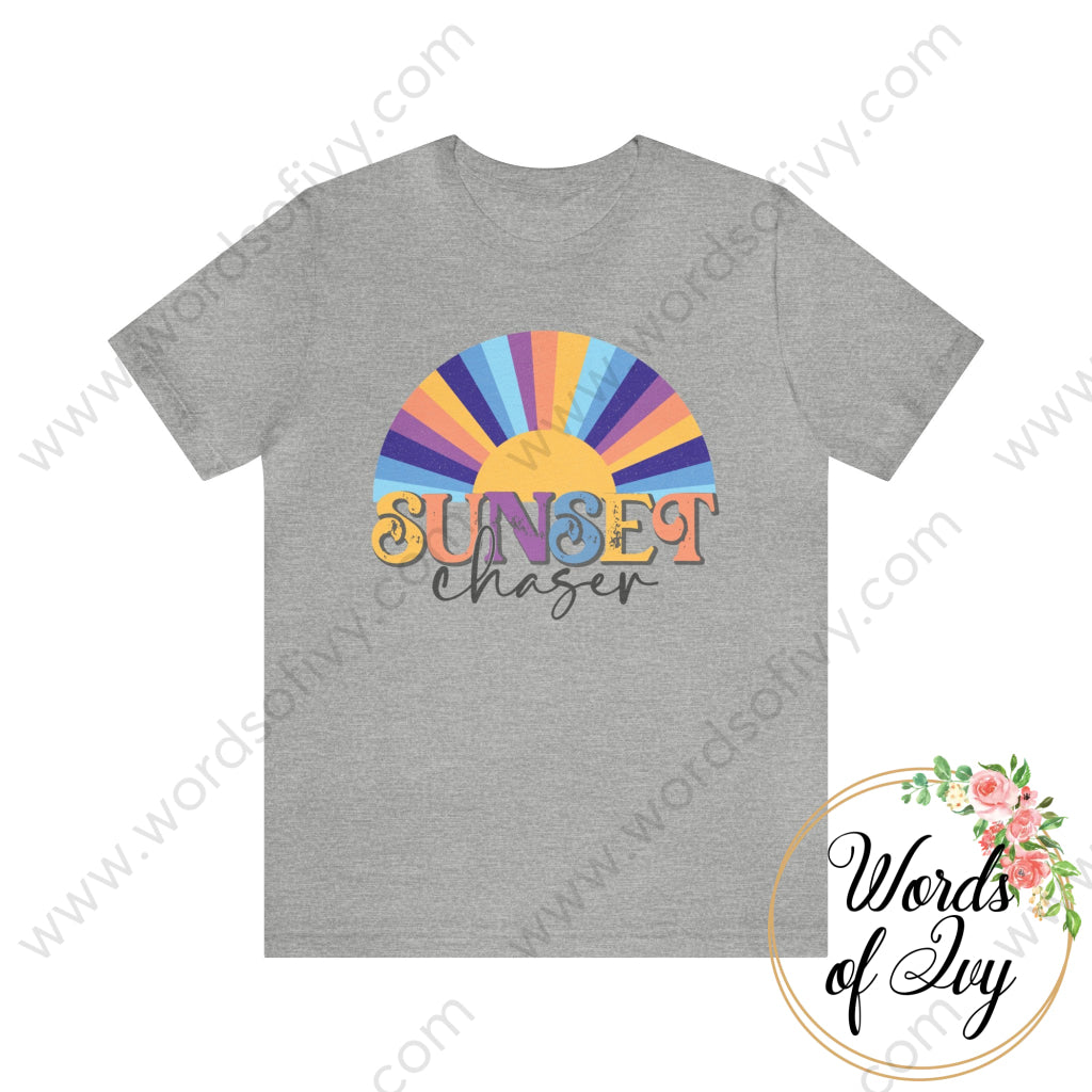 Adult Tee - Sunset Chaser 220306002 Athletic Heather / S T-Shirt