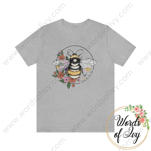 Adult Tee - Sweet As Can Bee 220712003 Athletic Heather / L T-Shirt