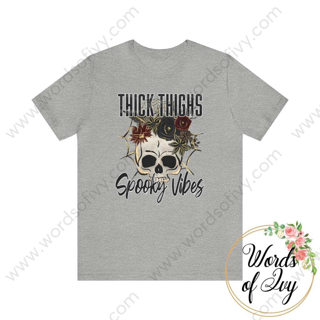 Adult Tee - Thick thighs spooky vibes 221009036 | Nauti Life Tees