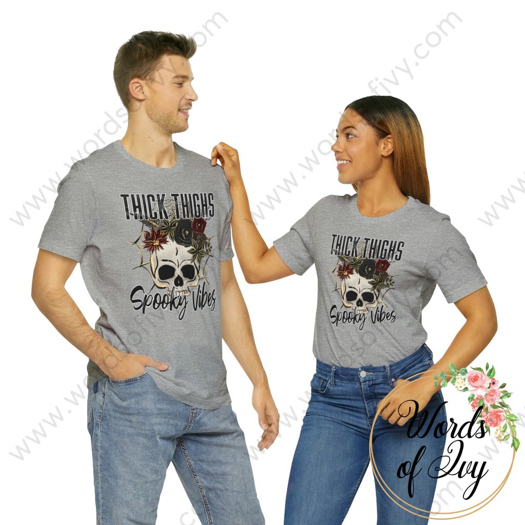 Adult Tee - Thick thighs spooky vibes 221009036 | Nauti Life Tees