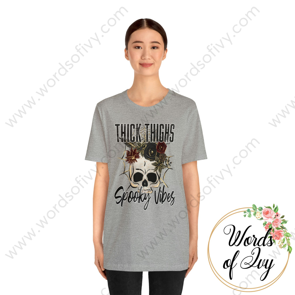 Adult Tee - Thick thighs spooky vibes 221009036 | Nauti Life Tees