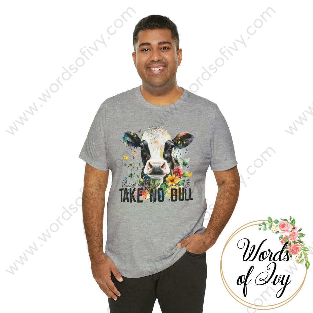 Adult Tee - THIS HEIFER DOESN'T TAKE NO BULL 230416007 | Nauti Life Tees