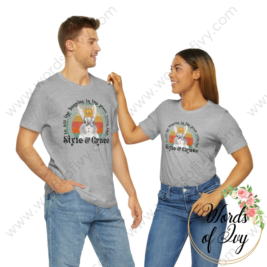 Adult Tee - To All The Bunnies In Place With Style And Grace 220222002 T-Shirt