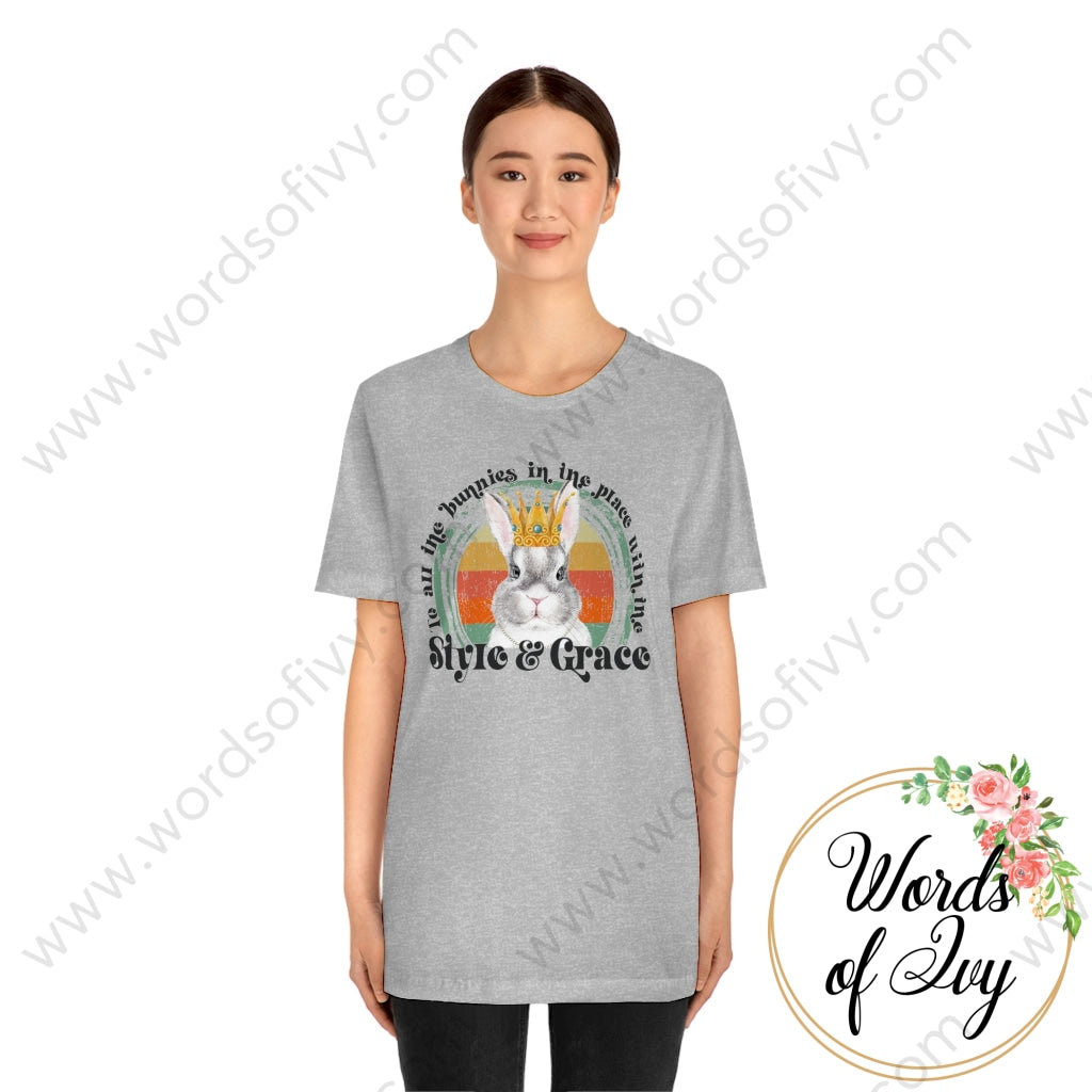 Adult Tee - To All The Bunnies In Place With Style And Grace 220222002 T-Shirt