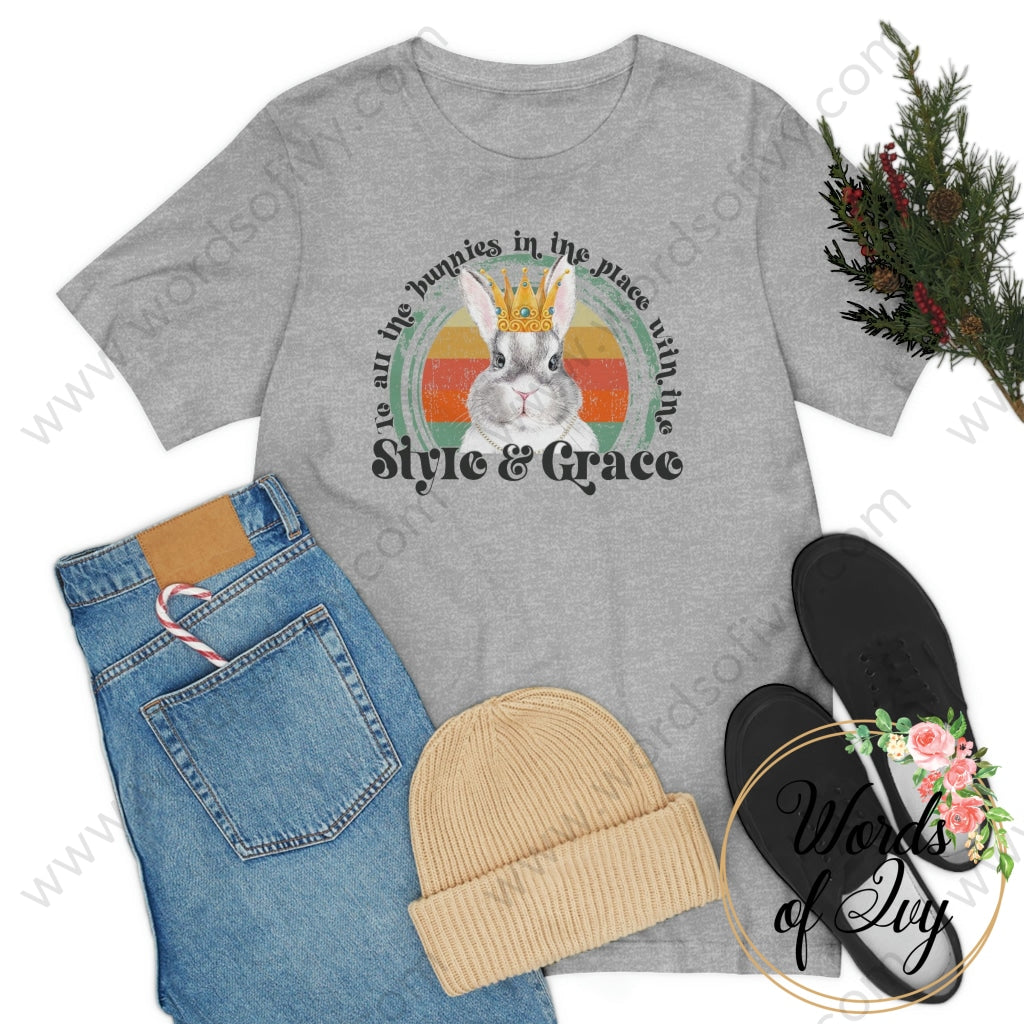 Adult Tee - To All The Bunnies In Place With Style And Grace 220222002 T-Shirt