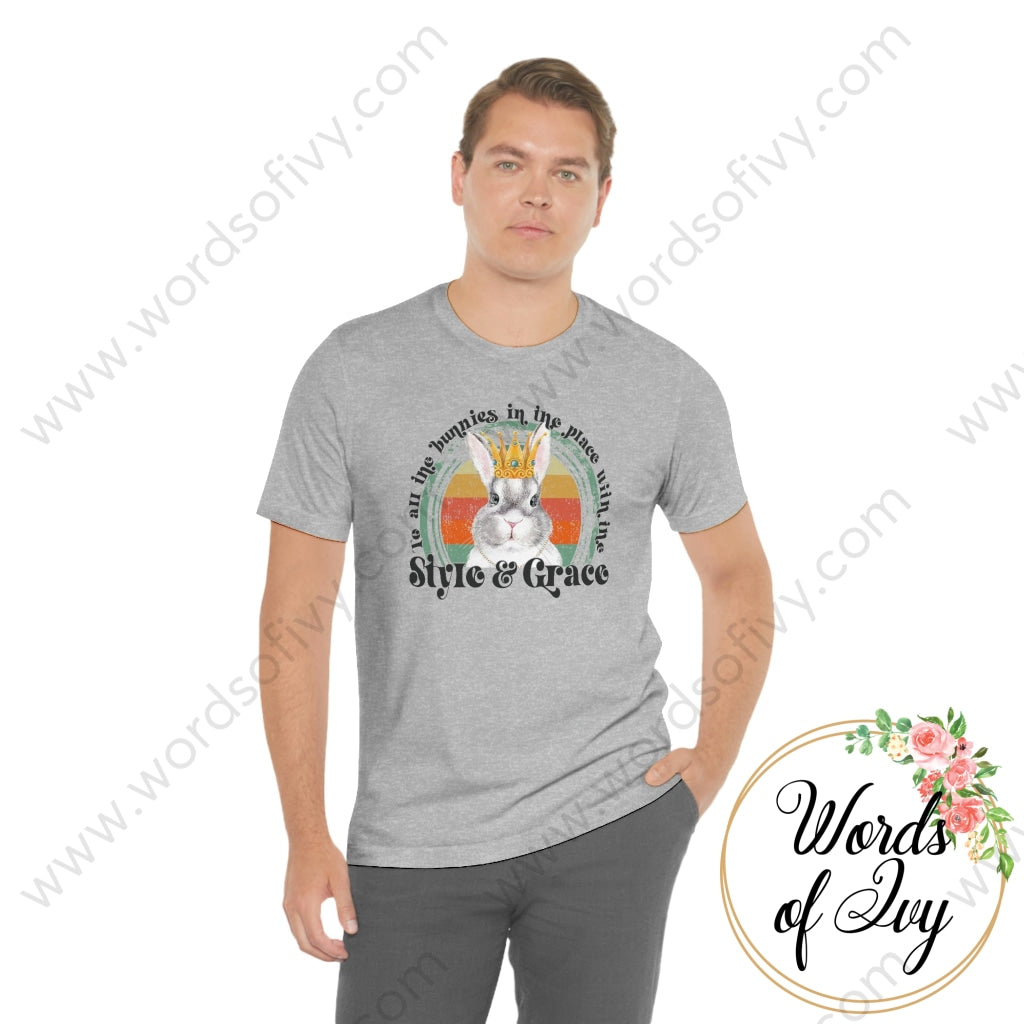 Adult Tee - To All The Bunnies In Place With Style And Grace 220222002 T-Shirt