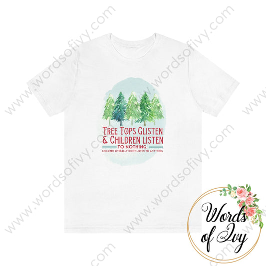 Adult Tee - Treetops Glisten And Children Listen To No One 211029002 White / L T-Shirt