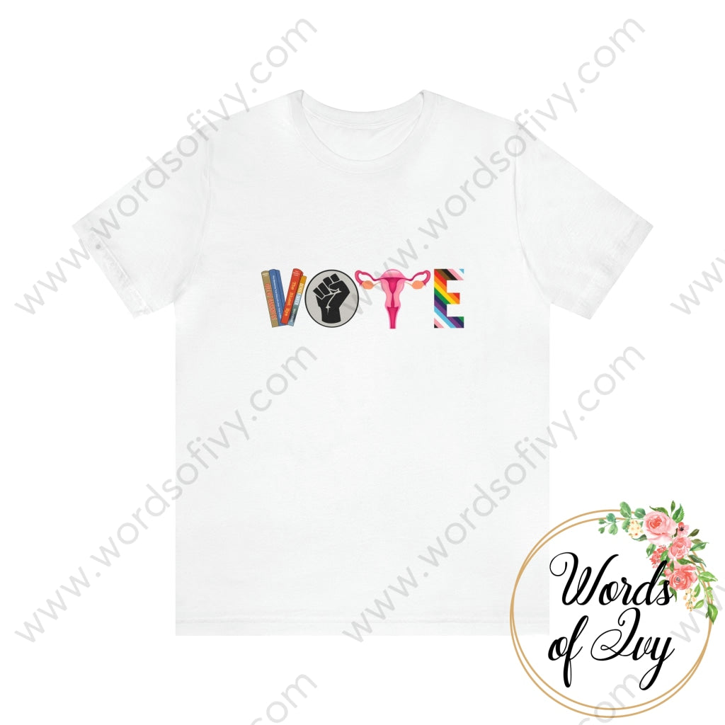 Adult Tee - Vote 230421001 White / S T-Shirt