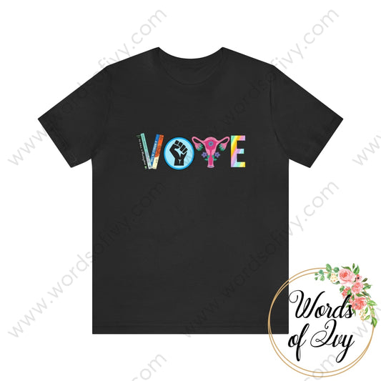 Adult Tee - Vote2 230421002 Black / S T-Shirt