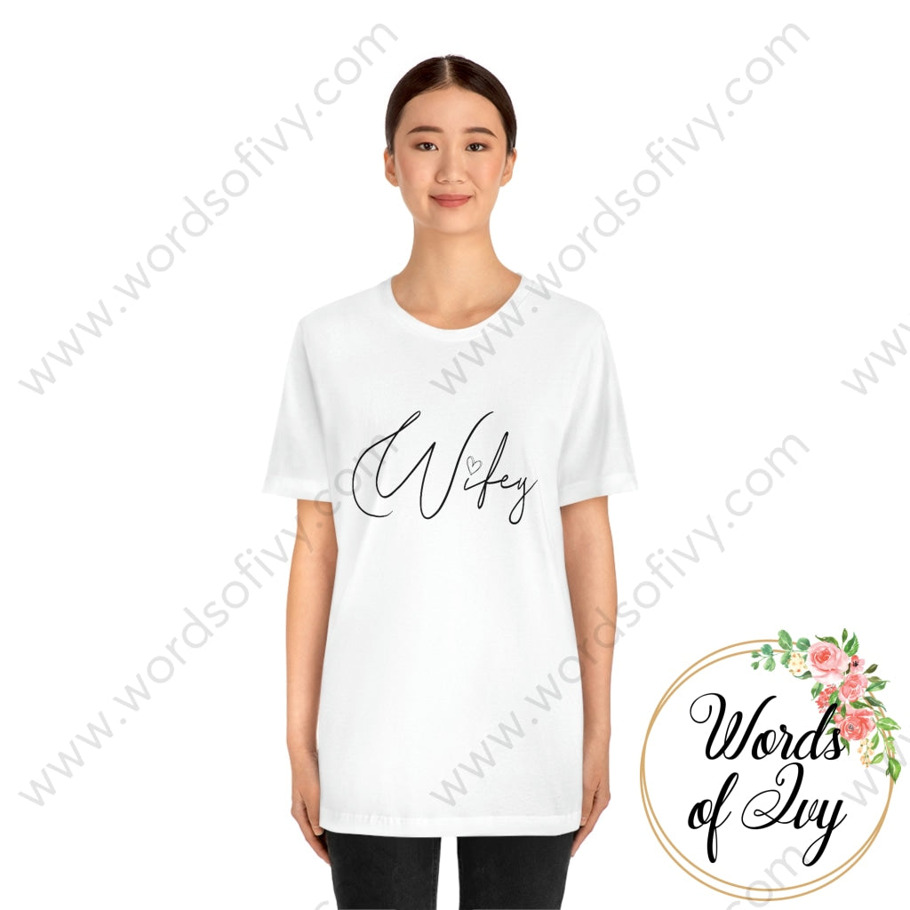 Adult Tee - Wifey 211206001 T-Shirt