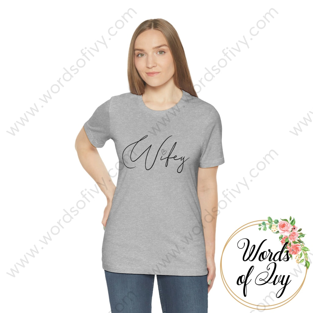 Adult Tee - Wifey 211206001 T-Shirt