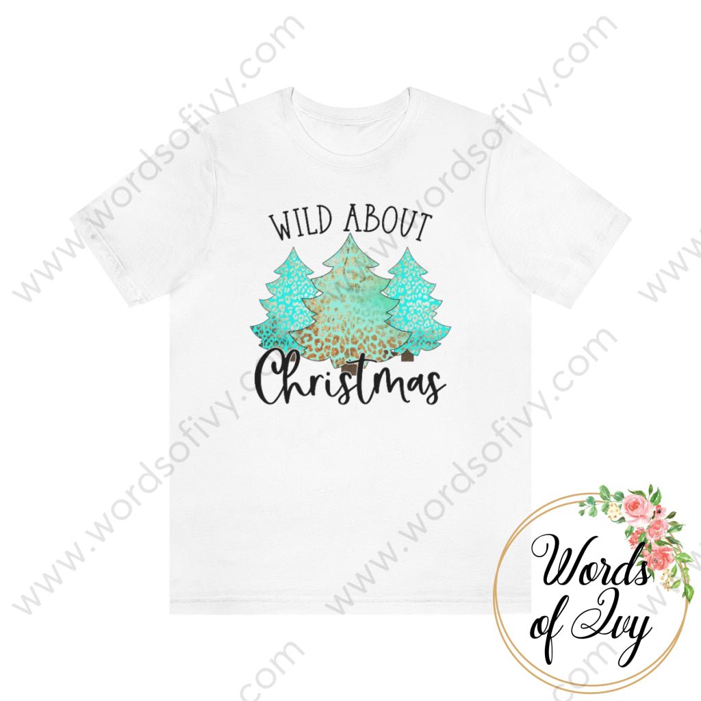 Adult Tee - Wild About Christmas 221008024 White / S T-Shirt